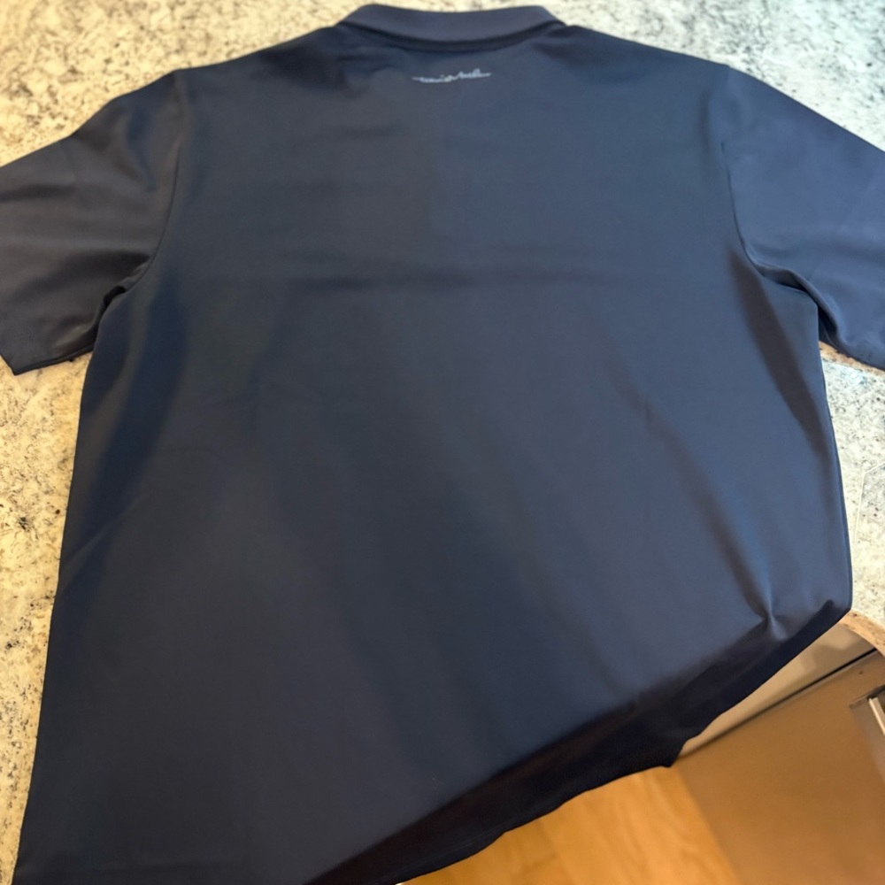 Travis Mathew Dark Navy Polo Size Medium - Picture 3 of 4